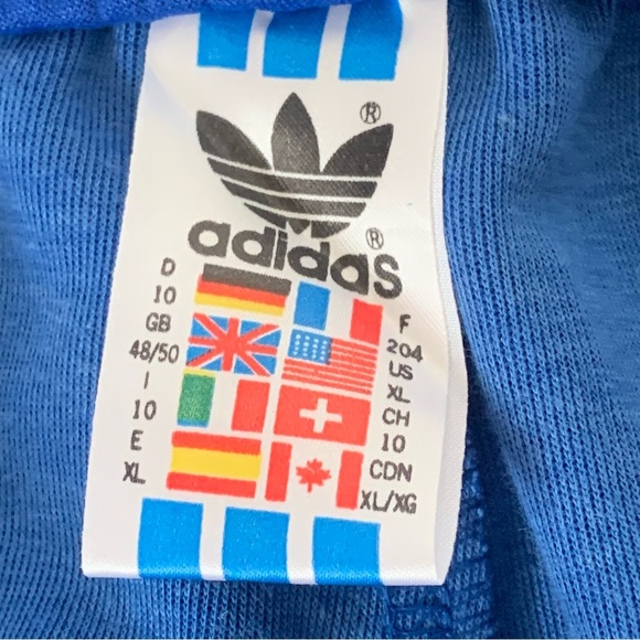 Adidas Men's XL Blue Tapered Soccer Track Pants Long Zipper Cuffs Futbol Player - Picture 8 of 11